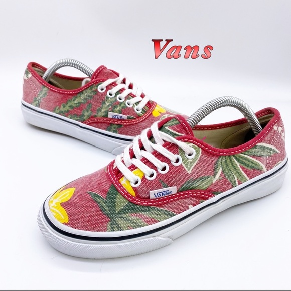 Vans Shoes - Vans-Red Tropical Van Doren lace up sneaker 5